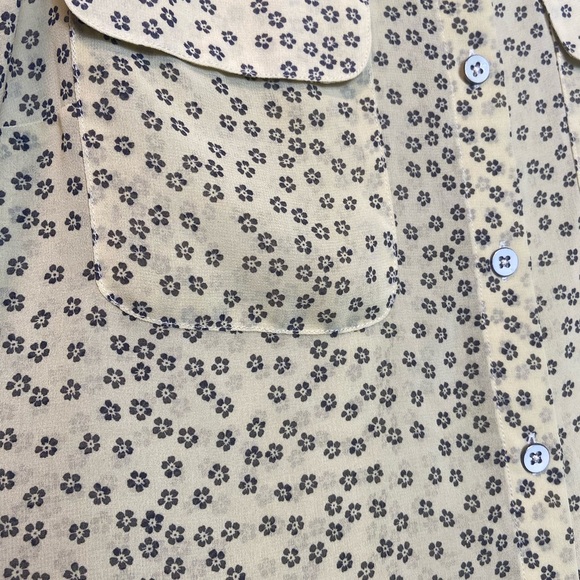 Cabi 5348 Womens Yellow Blouse Size S Collared - Picture 5 of 7